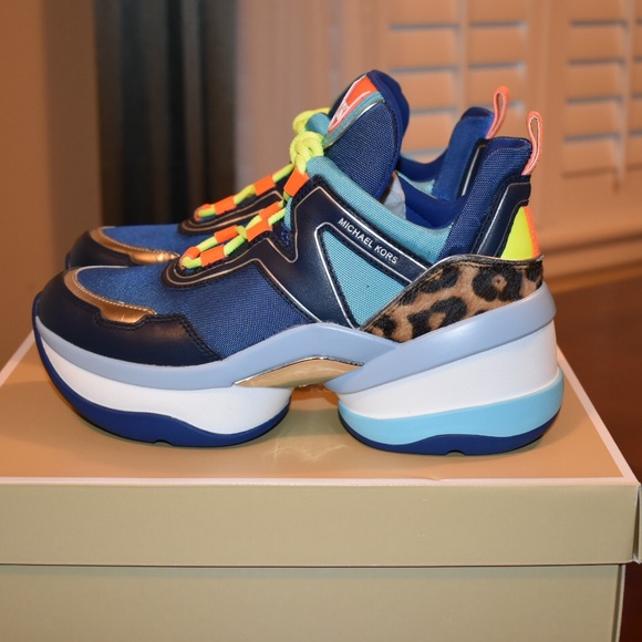 michael michael kors felicia flatform dad sneakers